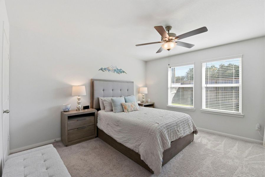 Furnished interior view inside a new home in Haven at Kieth Harrow, Katy (Image 13).