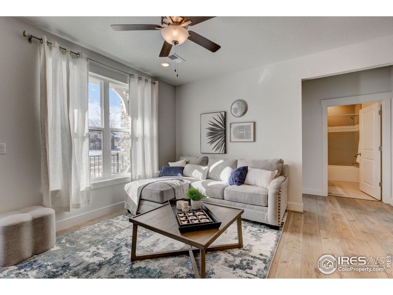 Furnished interior view inside a new home in , Loveland (Image 25).