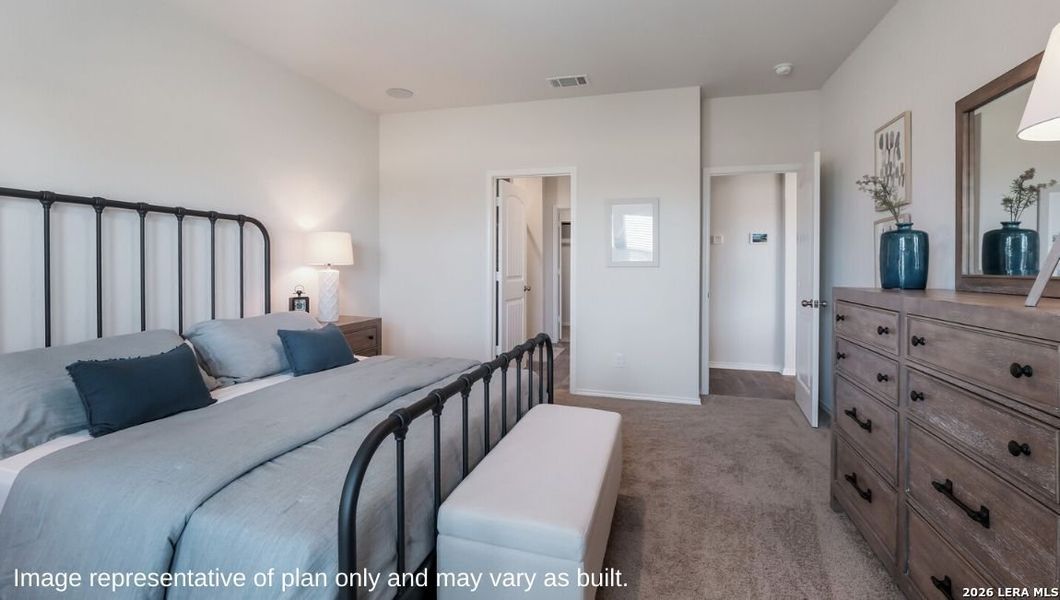 Furnished interior view inside a new home in Blue Ridge Ranch, San Antonio (Image 21).