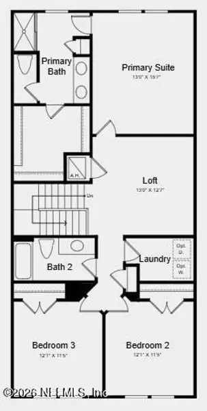 2D floor plan layout of this home in , St. Augustine, FL (Image 3).