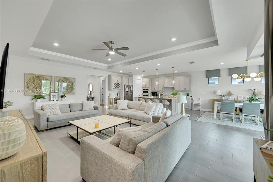 Furnished interior view inside a new home in Oak Tree, Oakland Park (Image 9).
