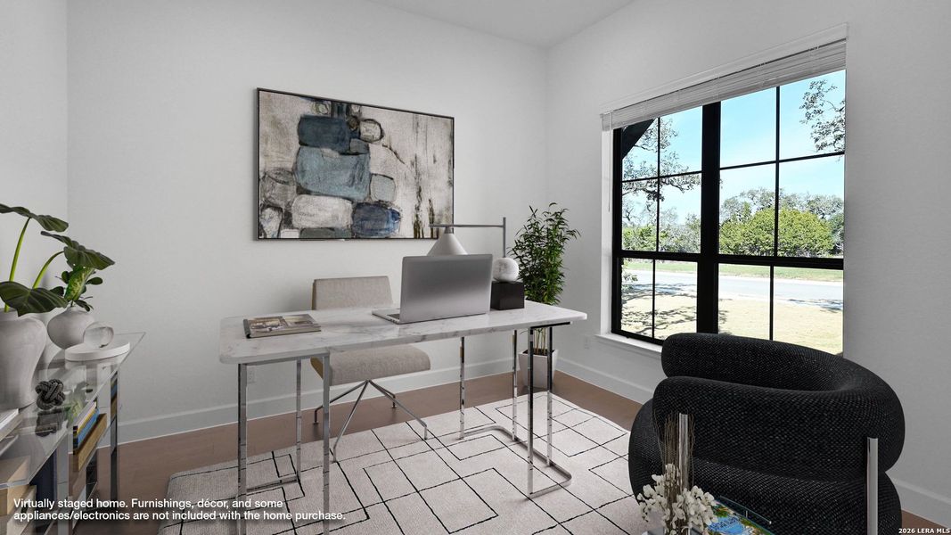 Furnished interior view inside a new home in Johnson Ranch, Bulverde (Image 17).