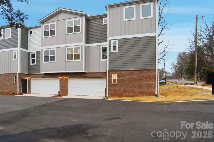Front exterior of a new home in , Charlotte, NC, highlighting curb appeal (Image 1). Front exterior of a new home in , Charlotte, NC, highlighting curb appeal (Image 1).