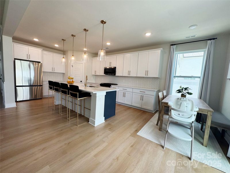 Furnished interior view inside a new home in Enclave at Caldwell, Charlotte (Image 5).