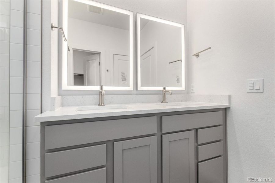 Close-up of interior finishes inside a home in Gateway Commons, Denver (Image 10).