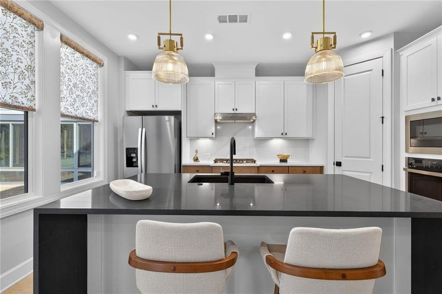 Furnished interior view inside a new home in , Hoschton (Image 10).