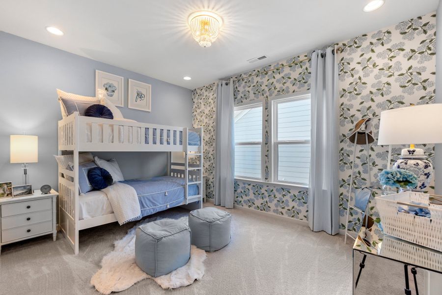 Representative furnished interior of a home built from the Pembrooke by Taylor Morrison in River Falls, Tega Cay (Image 27).