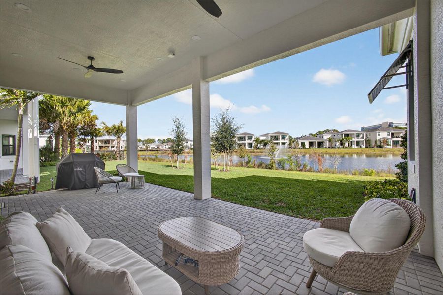 Exterior details and patio area of a home in , Palm Beach Gardens (Image 23).