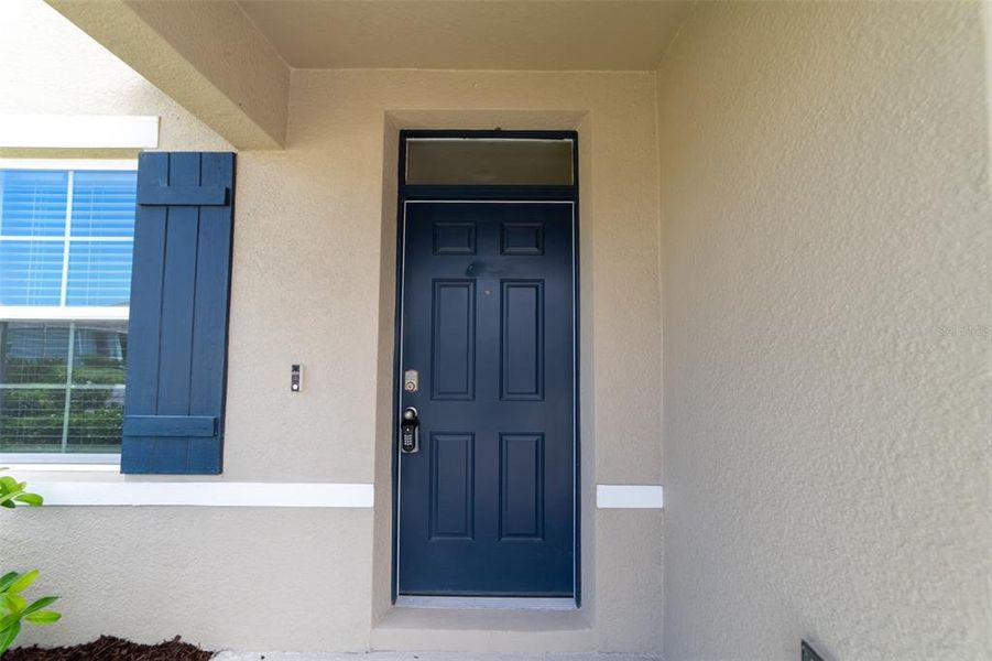 Exterior details and patio area of a home in , Harmony (Image 31).