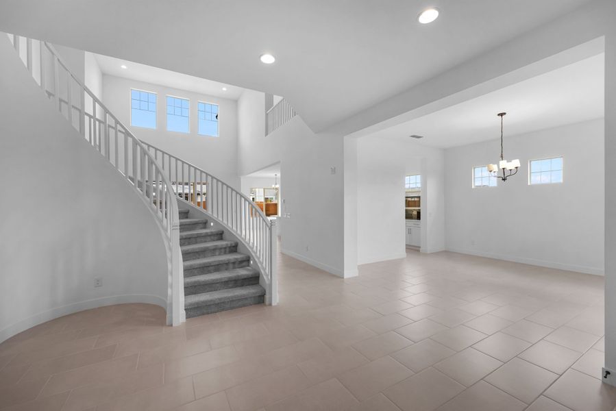 Spacious, unfurnished interior of a new home in Ellsworth Ranch Voyage Collection, Queen Creek (Image 23).