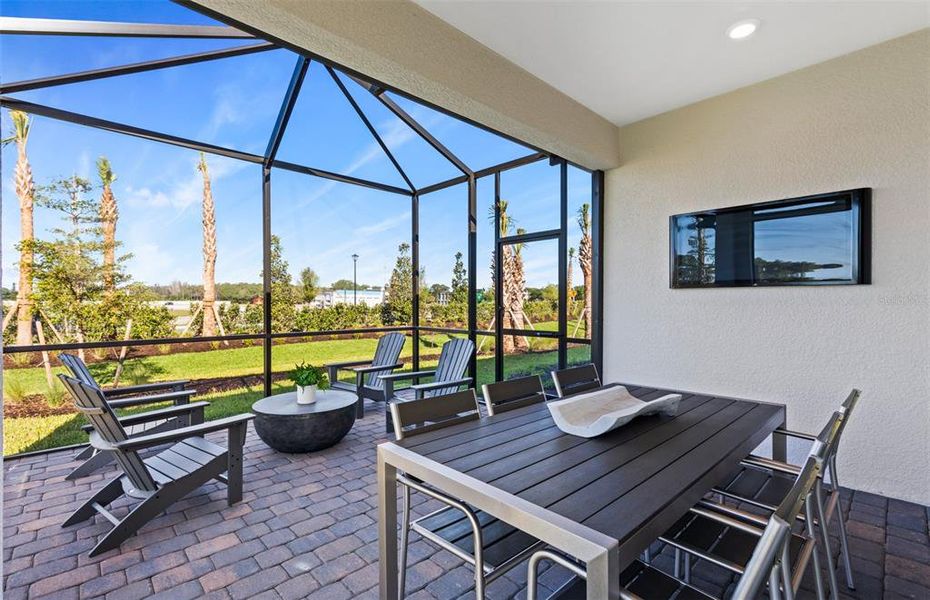 Exterior details and patio area of a home in BeachWalk by Manasota Key, Englewood (Image 4).
