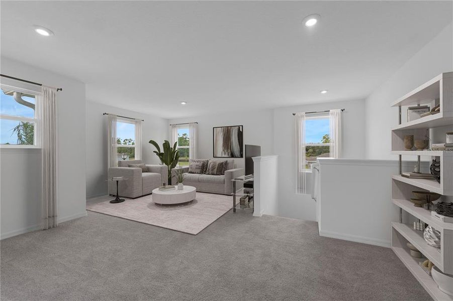 Furnished interior view inside a new home in , Leesburg (Image 7).