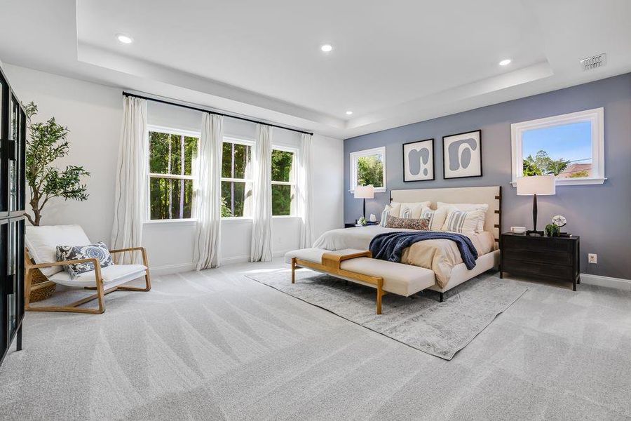 Furnished interior view inside a new home in Reserve at Hickory Walk, Kennesaw (Image 29). Furnished interior view inside a new home in Reserve at Hickory Walk, Kennesaw (Image 29).