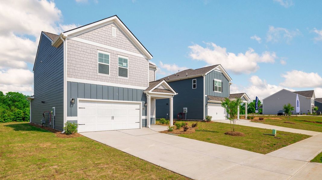 Front exterior of a new home in Fairview Hills, Cleveland, TN, highlighting curb appeal (Image 17). Front exterior of a new home in Fairview Hills, Cleveland, TN, highlighting curb appeal (Image 17).