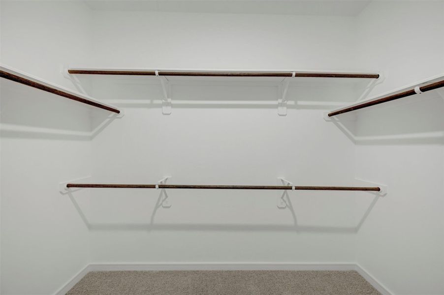 Primary walk-in closet