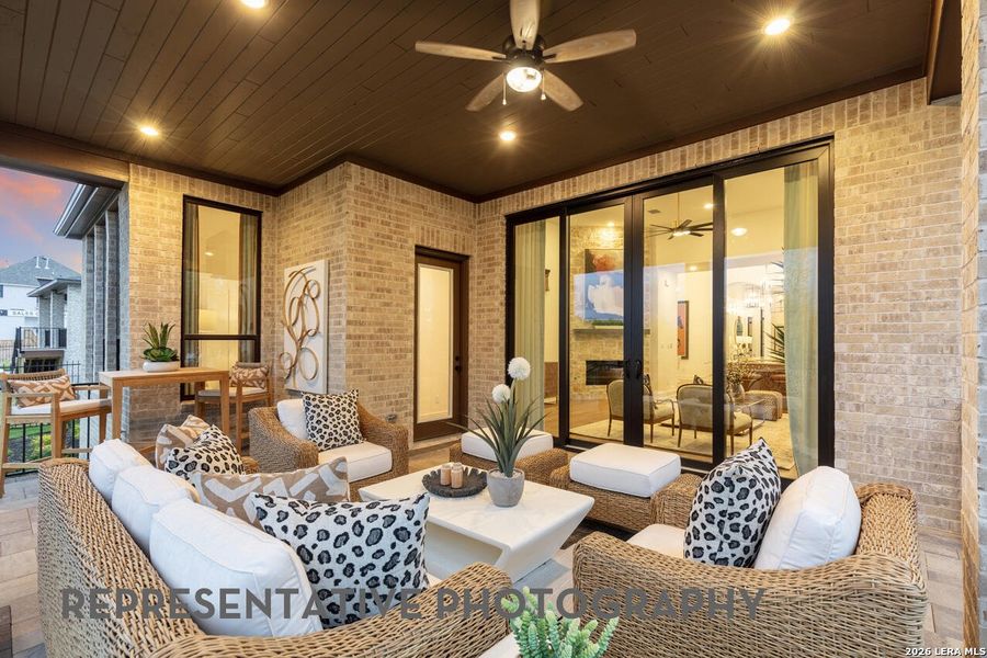 Exterior details and patio area of a home in Esperanza, Boerne (Image 21). Exterior details and patio area of a home in Esperanza, Boerne (Image 21).