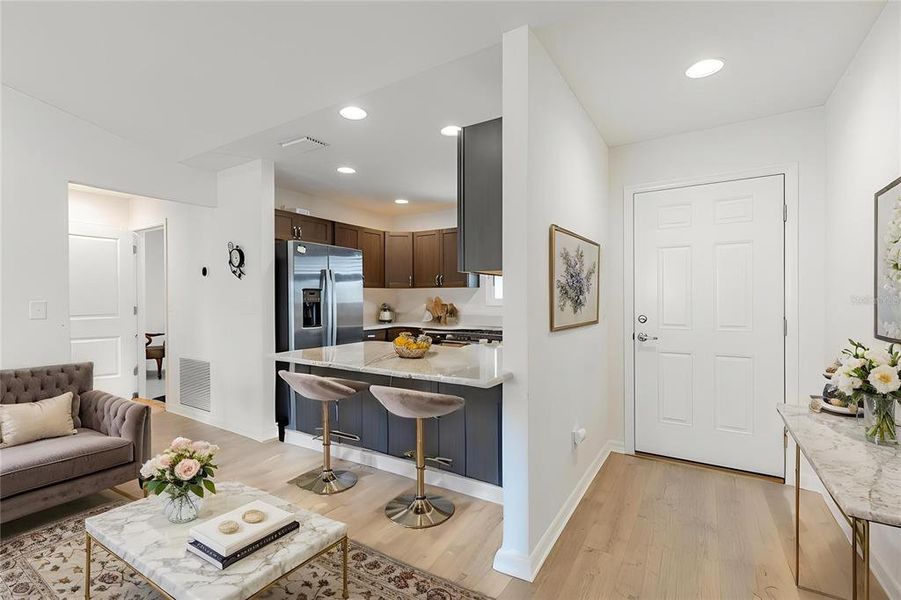 Furnished interior view inside a new home in , The Villages (Image 8).