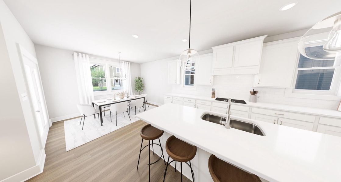 Furnished interior view inside a new home in Ponder, Zebulon (Image 6).