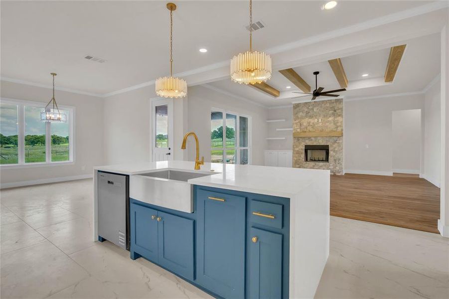 Furnished interior view inside a new home in , Springtown (Image 5).