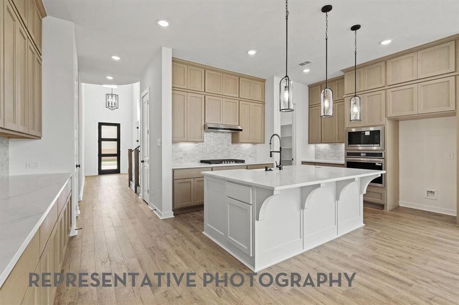 Furnished interior view inside a new home in Ramble, Celina (Image 2).