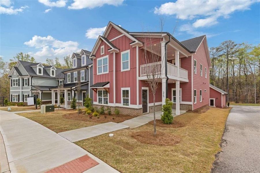Front exterior of a new home in , Athens, GA, highlighting curb appeal (Image 26).