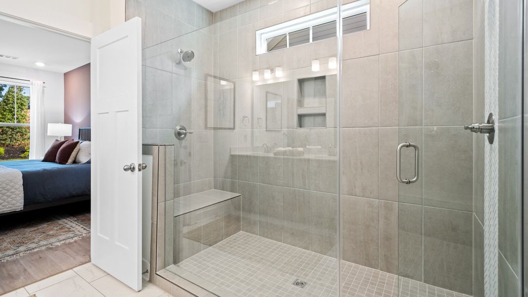 Representative furnished interior of a home built from the Augusta by DRB Homes in Creeks at Midway, Anderson (Image 12).