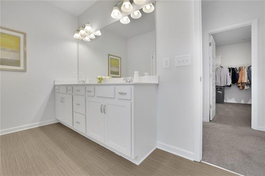 Furnished interior view inside a new home in , Cartersville (Image 30).