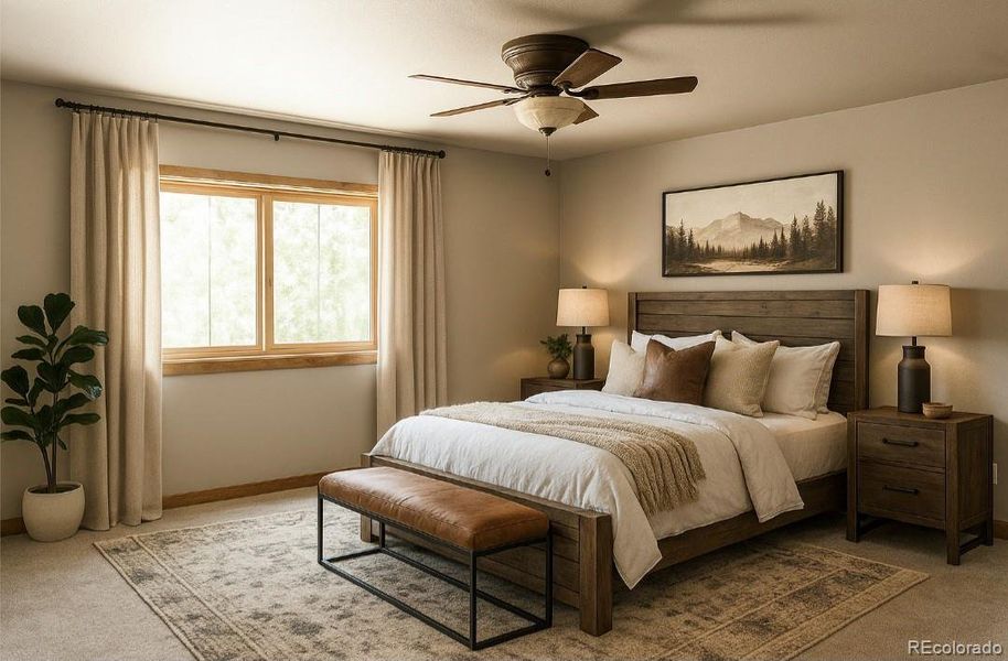 Furnished interior view inside a new home in , Fairplay (Image 3).