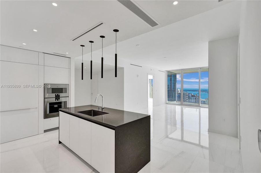 Furnished interior view inside a new home in , Miami (Image 7).