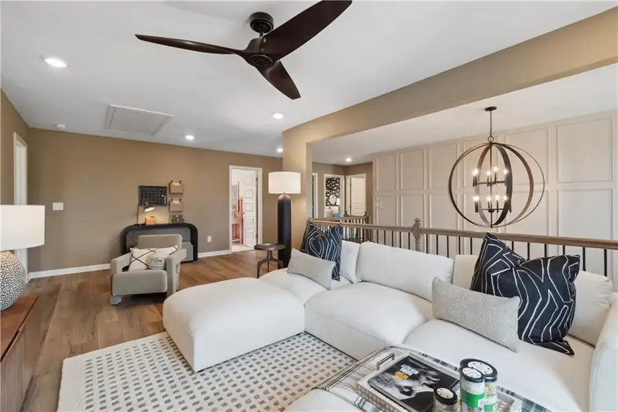 Furnished interior view inside a new home in Westwind Estates, Hampton (Image 37).