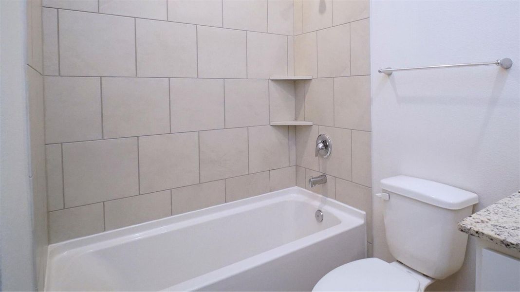 Furnished interior view inside a new home in Lonestar Collection at Aurora, Katy (Image 9).