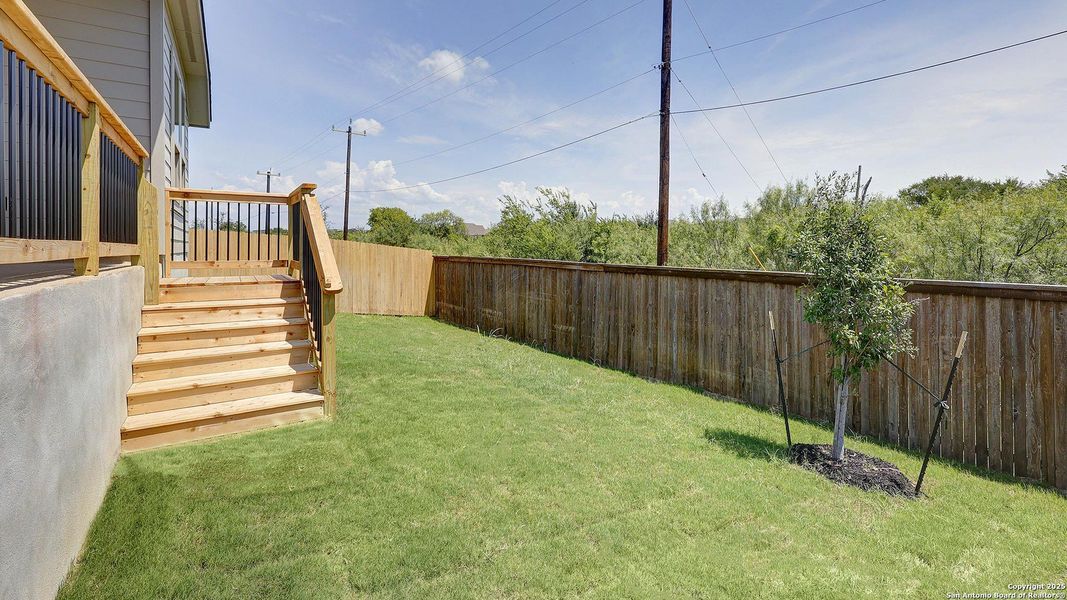Exterior details and patio area of a home in Ladera 40', San Antonio (Image 26). Exterior details and patio area of a home in Ladera 40', San Antonio (Image 26).