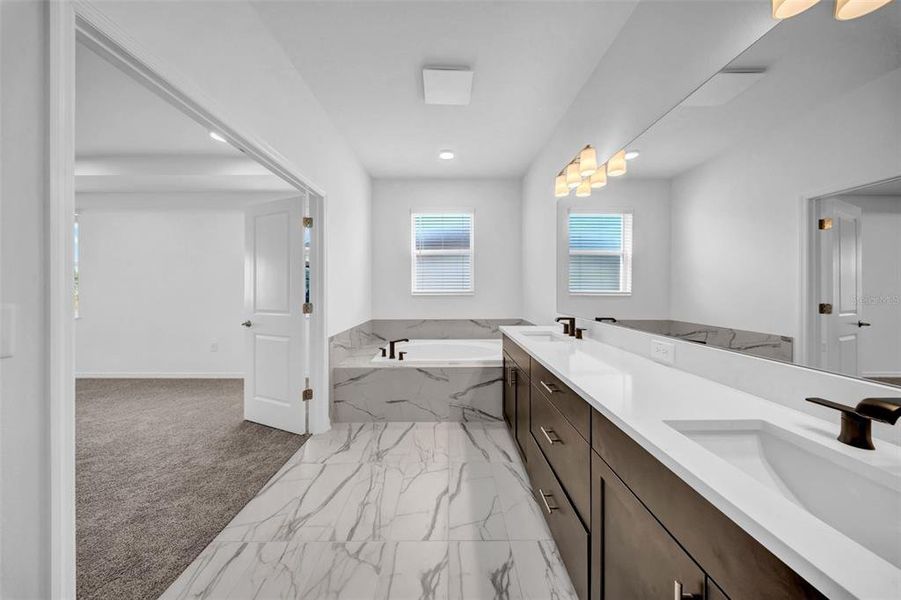 Furnished interior view inside a new home in , Wesley Chapel (Image 11).