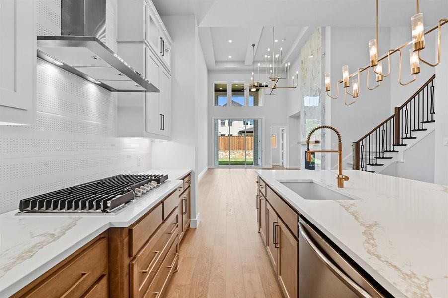 Furnished interior view inside a new home in Star Trail: 55ft. lots, Prosper (Image 7).