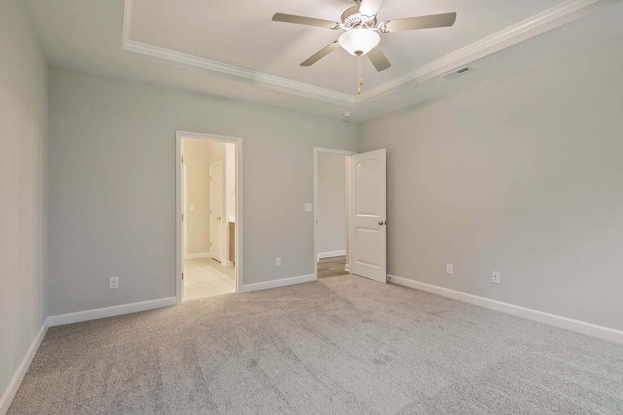 Representative unfurnished interior of a home built from the Garland by Caviness & Cates Communities in Bartlett Manor, Youngsville (Image 210). Representative unfurnished interior of a home built from the Garland by Caviness & Cates Communities in Bartlett Manor, Youngsville (Image 210).
