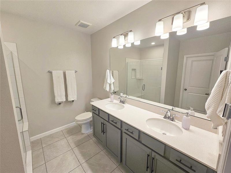 Furnished interior view inside a new home in Eden at Crossprairie, St. Cloud (Image 18).
