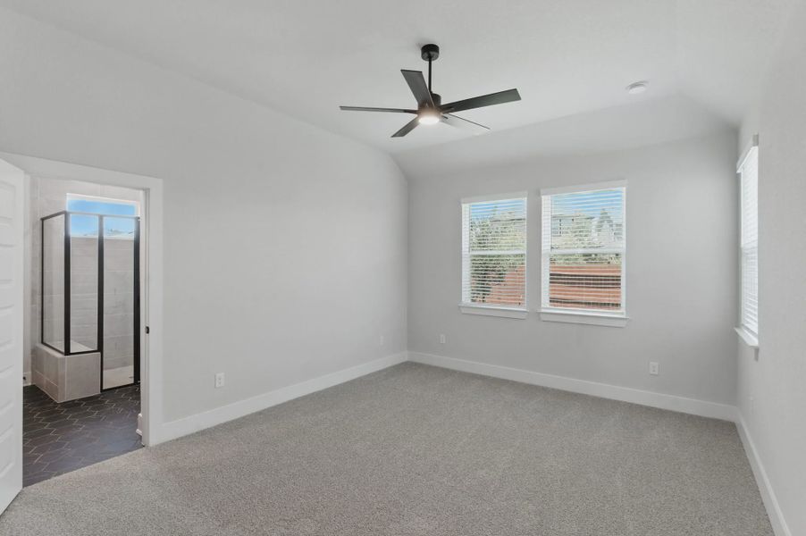 Representative unfurnished interior of a home built from the Charleston by Chesmar Homes in Stillwater Ranch, Buda (Image 15).