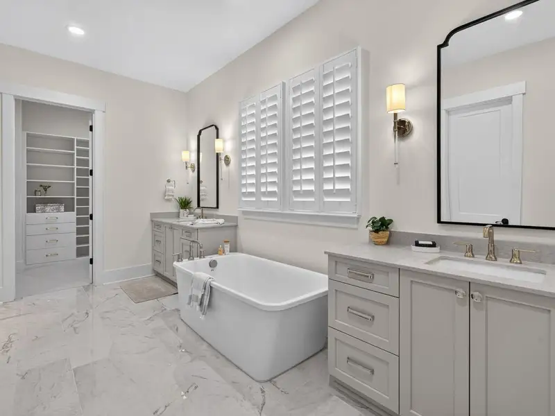 Representative furnished interior of a home built from the Montecito Ranch by Classica Homes in Riverchase Estates, Lancaster (Image 31).