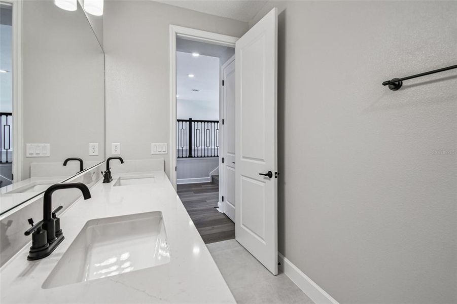 Furnished interior view inside a new home in Solace at Corner Lake, Orlando (Image 19).
