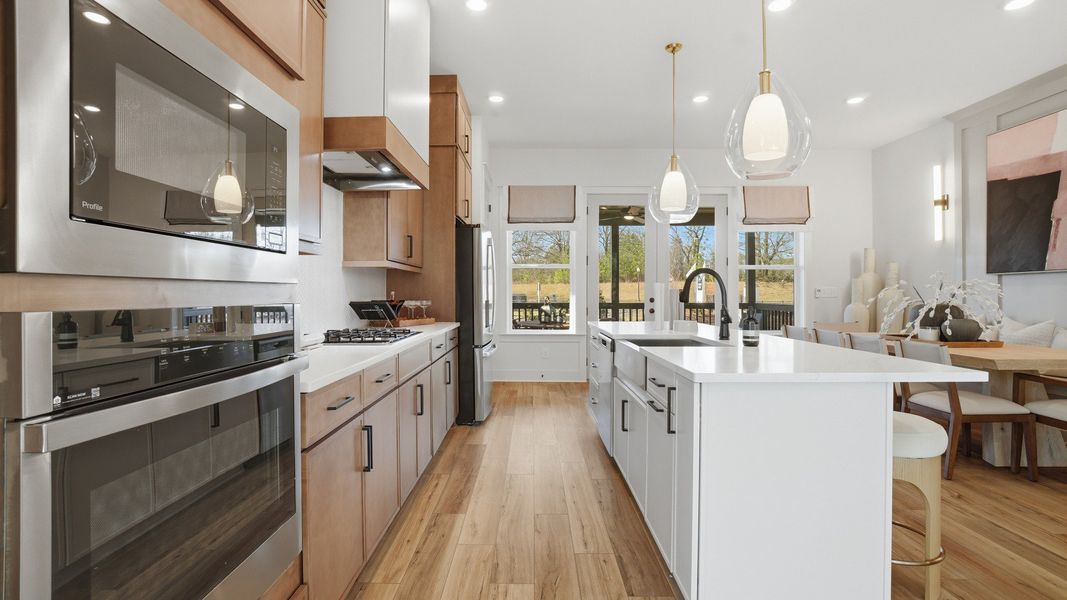 Representative furnished interior of a home built from the Seaton by DRB Homes in Barrett Pointe, Kennesaw (Image 12).