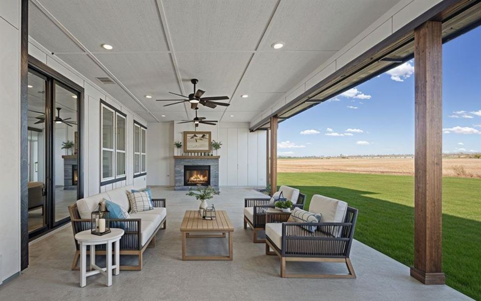 Exterior details and patio area of a home in , Celeste (Image 32). Exterior details and patio area of a home in , Celeste (Image 32).