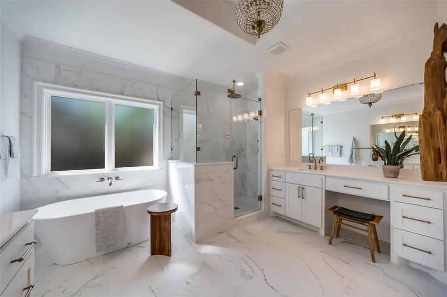 Furnished interior view inside a new home in , Dallas (Image 8).