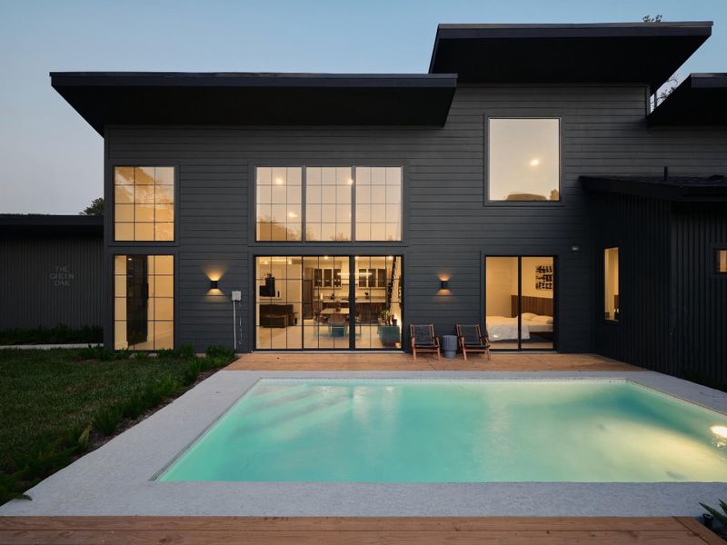 Exterior details and patio area of a home in , Conroe (Image 23).