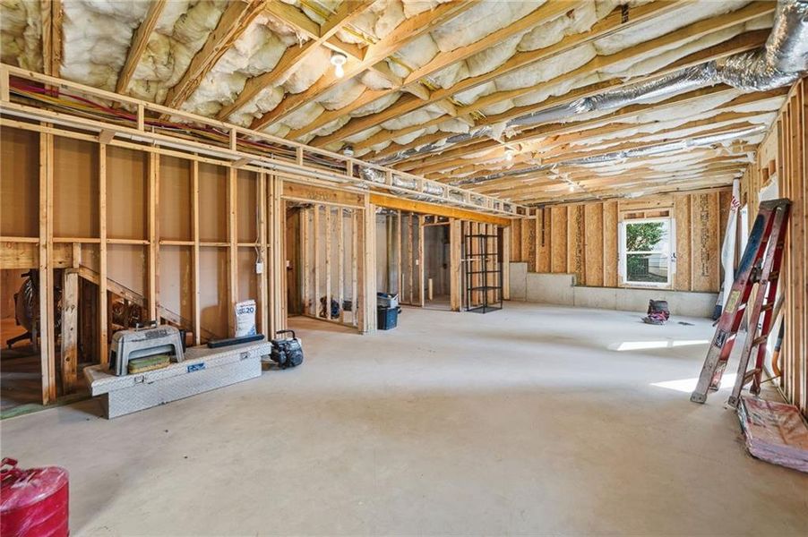 In-progress construction of a new home in , Canton, GA (Image 54).