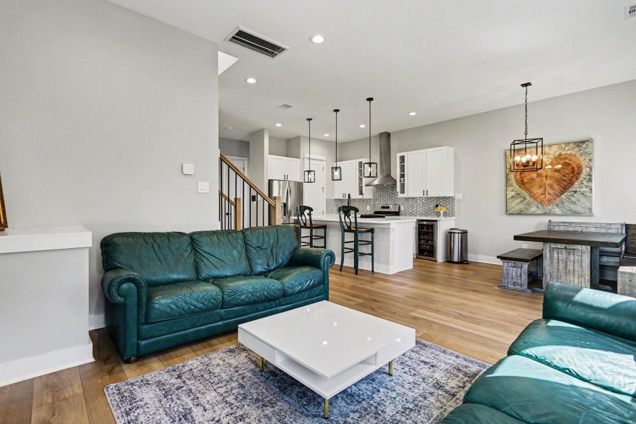 Furnished interior view inside a new home in , Houston (Image 15). Furnished interior view inside a new home in , Houston (Image 15).