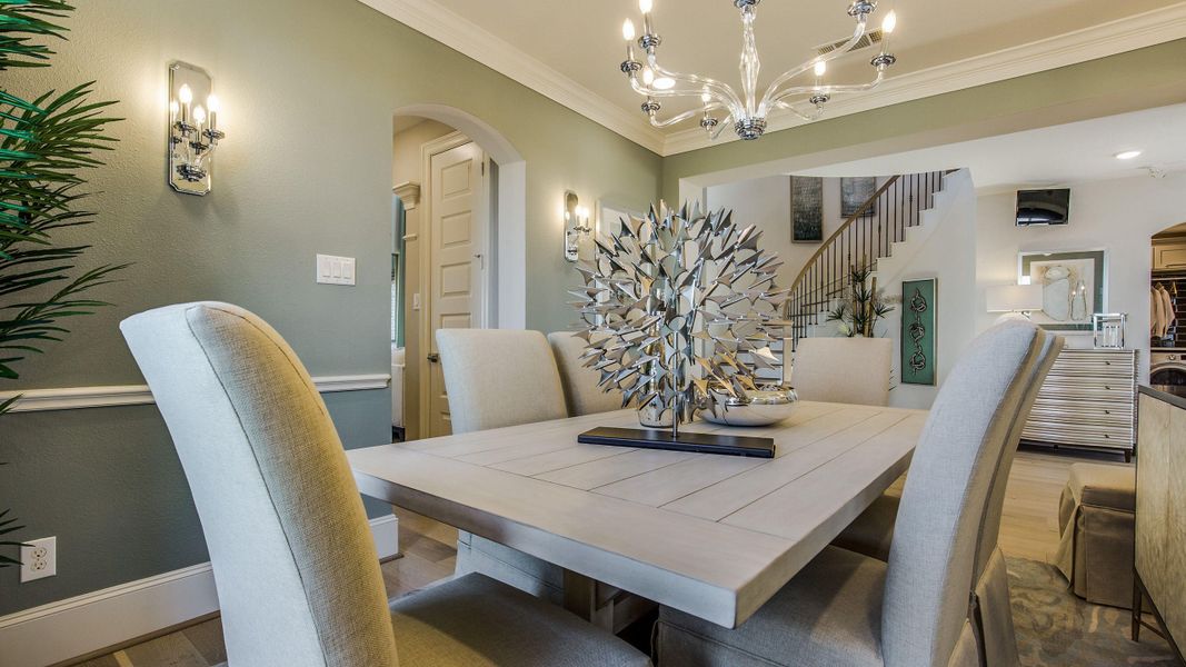 Furnished interior view inside a new home in Jordan Ranch, Katy (Image 27).