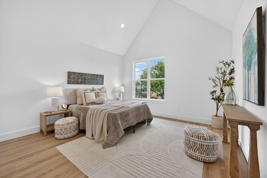 Furnished interior view inside a new home in , Houston (Image 36).