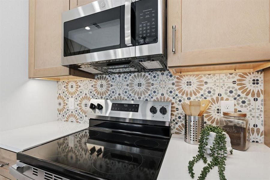 Close-up of interior finishes inside a home in , Dallas (Image 19).