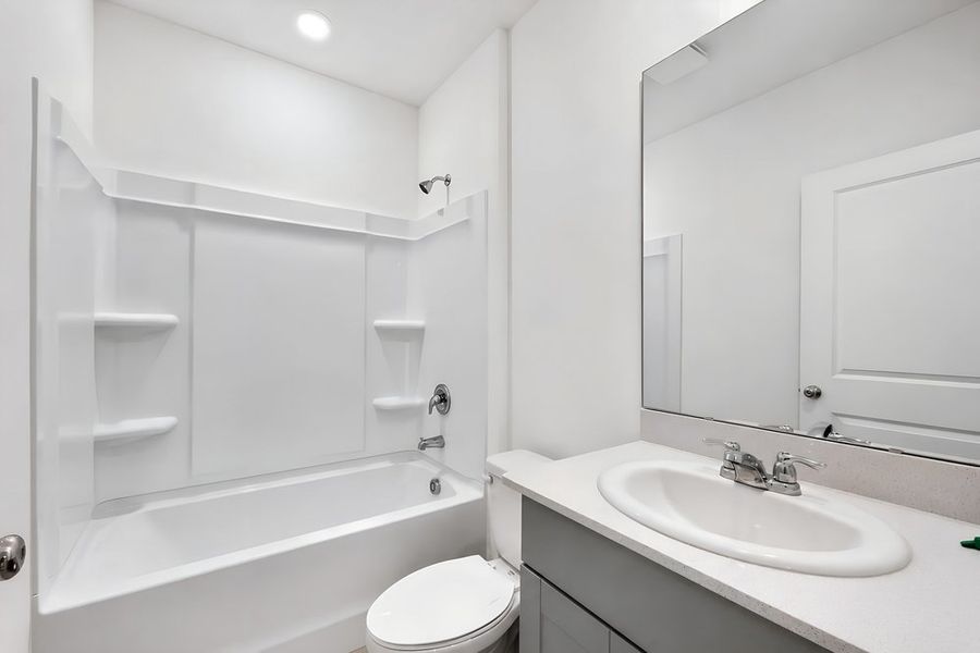 Representative furnished interior of a home built from the Goldfinch by Taylor Morrison in Westview Community Group Page, Kissimmee (Image 10).