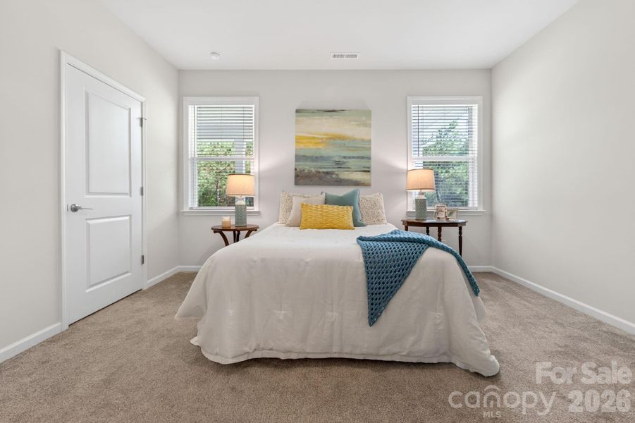 Furnished interior view inside a new home in Esplanade at Northgate, Indian Trail (Image 36).